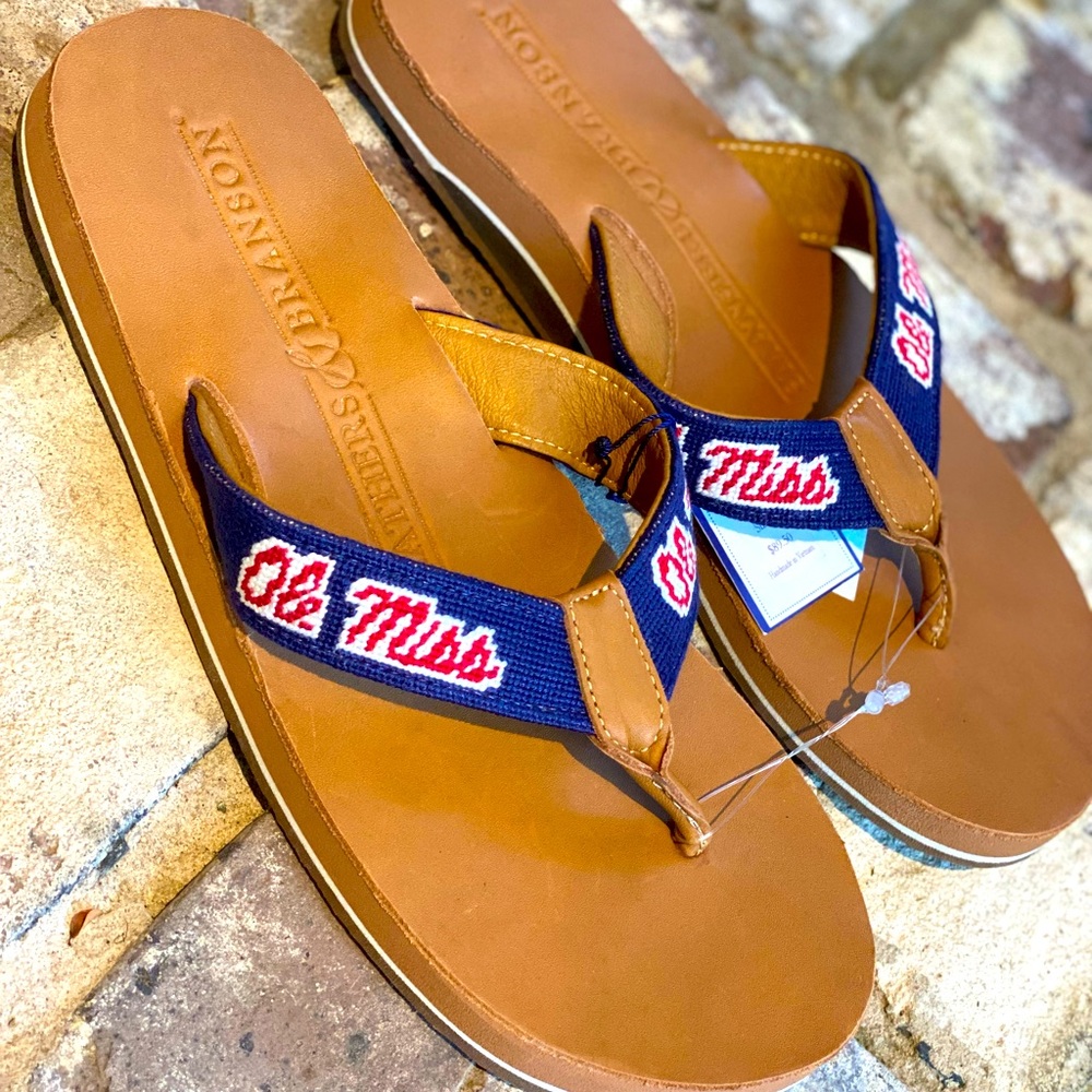 Ole Miss Smathers & Branson Flip Flops